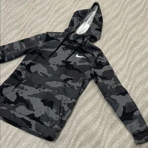 Nike Black and Gray Camo Hoodie small men’s